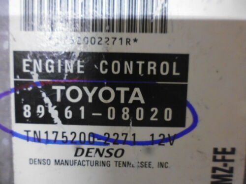 NY569-15 OEM WARRANTY 1999 TOYOTA SIENNA ENGINE CONTROL MODULE ECM ECU