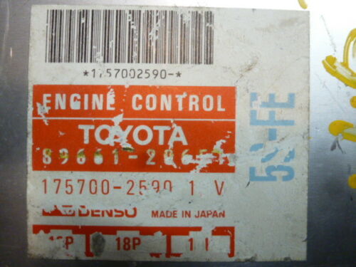 NY336-8 OEM WARRANTY 1990 1991 CELICA ENGINE CONTROL COMPUTER MODULE ECM ECU EBX
