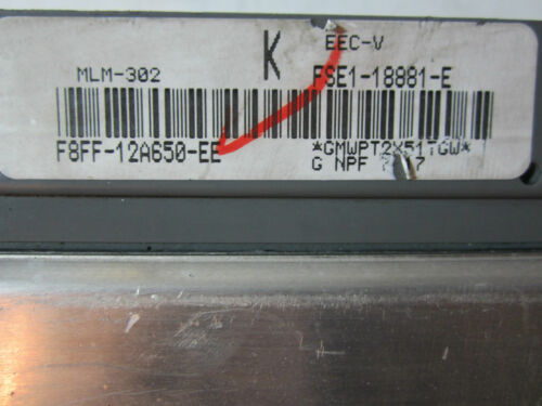 279-5 WARRANTY 1998 Mazda 626 Engine Control Computer Brain ECM ECU EBX