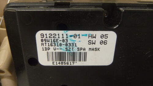 MW87-6 OEM 2006-2010 BMW 550I LEFT FRONT DOOR MASTER POWER WINDOW SWITCH