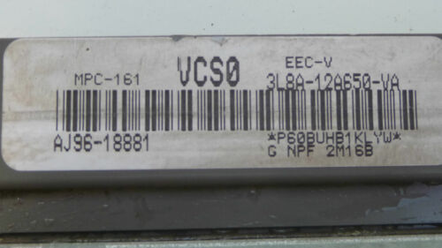 287-17 WARRANTY 2003 Escape Tribute 3.0 Engine Control Computer ECM ECU EBX