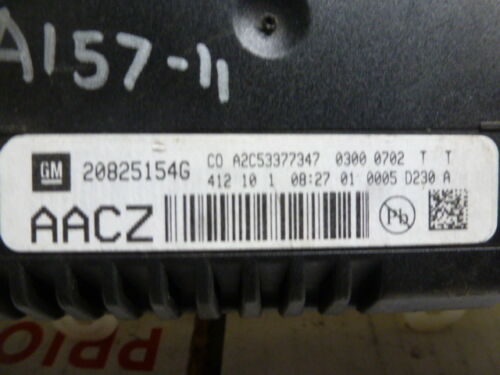 A157-11 OEM WARRANTY 2010-2012 BUICK LACROSSE DASH INFORMATION DISPLAY SCREEN