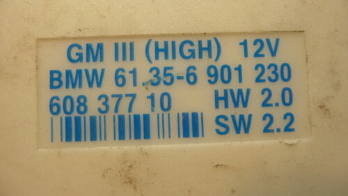 NY404-7 OEM WARRANTY 1999-2001 BMW 7 SERIES GENERAL CONTROL COMPUTER MODULE