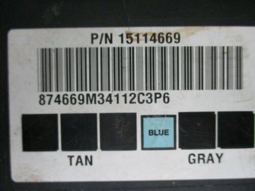 NY610-40 OEM WARRANTY 2002-2005 GMC ENVOY XL BRAVADA BODY CONTROL MODULE BCM BCU