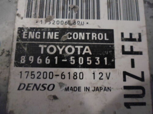 NY48-20 OEM WARRANTY 2000 LEXUS LS400 Engine Control Computer Brain ECM ECU EBX