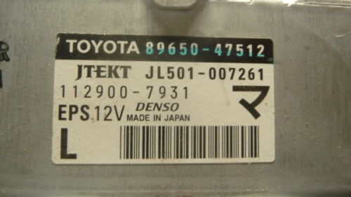 NY434-9 OEM WARRANTY 12-15 TOYOTA PRIUS STEERING POWER CONTROL COMPUTER MODULE