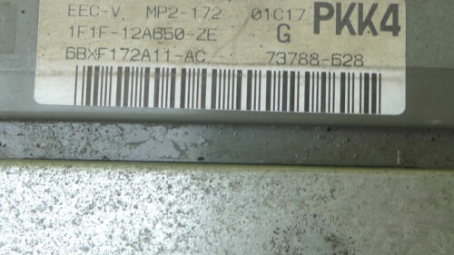 285-12 WARRANTY 2001 Ford Taurus Engine Control Computer Brain ECM ECU EBX