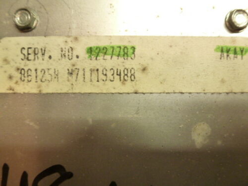 NY248-4 OEM WARRANTY 1987 CIERA ENGINE CONTROL COMPUTER MODULE ECM ECU