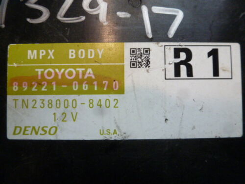 NY329-17 OEM WARRANTY 2012 2013 TOYOTA CAMRY MULTIPLEX NETWORK CONTROL MODULE