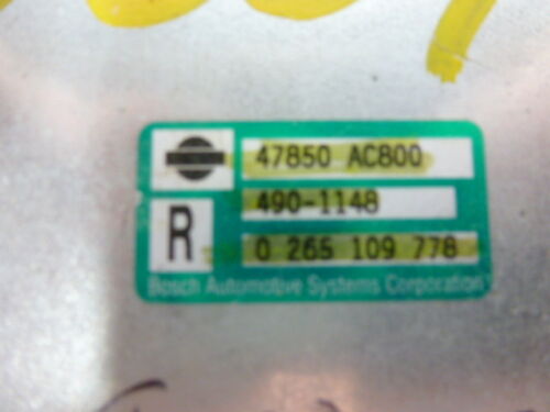 NY190-25 OEM WARRANTY 05 INFINITI G35 ABS CONTROL COMPUTER UNIT MODULE