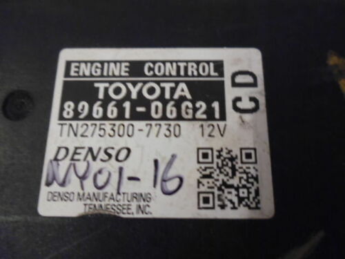NY01-16 OEM WARRANTY 2008 2009 CAMRY Engine Control Computer Brain ECM ECU EBX
