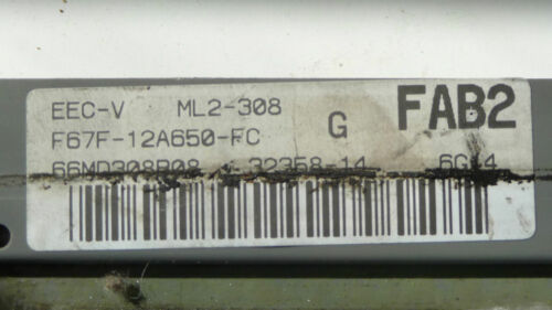 275-6 WARRANTY 1996 Ford Explorer 4.0 Engine Control Computer Brain ECM ECU EBX