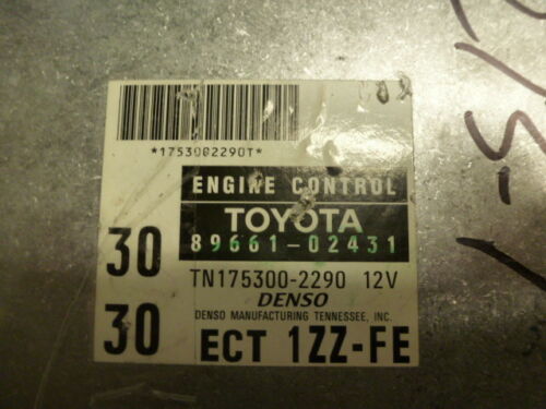 NY273-7 OEM WARRANTY 1998 TOYOTA COROLLA PRIZM ENGINE CONTROL COMPUTER ECM ECU