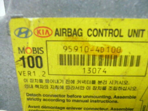 NY592-25 OEM WARRANTY 2006-2010 HYUNDAI ENTOURAGE KIA SEDONA AIR BAG MODULE