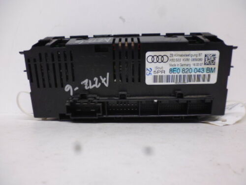 A272-6 OEM WARRANTY 2005-2009 AUDI A4 S4 RS4 A/C HEAT CLIMATE TEMP CONTROL