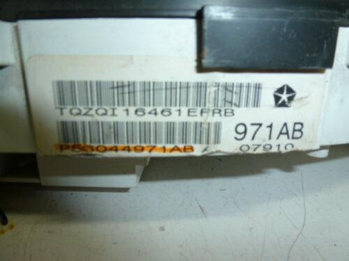 SM400 OEM WARRANTY 2006 2007 DODGE CARAVAN Instrument Cluster Speedometer