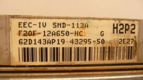 NY527-20 OEM WARRANTY 92 93 SABLE TAURUS ENGINE COMPUTER SMD-113A ECM ECU