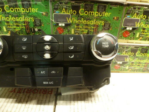 A122-13 OEM WARRANTY 2010-2012 FUSION MILAN TEMP AC HEAT CLIMATE CONTROL UNIT