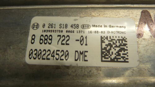 NY469-7 OEM WARRANTY 2017 BMW 330I ENGINE CONTROL MODULE ECM ECU