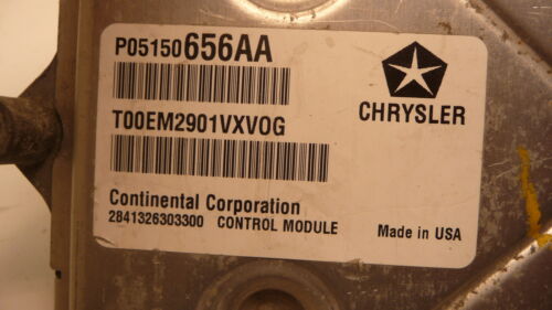 NY550-12 OEM WARRANTY 11 12 DODGE JOURNEY ENGINE COMPUTER CONTROL MODULE ECM ECU