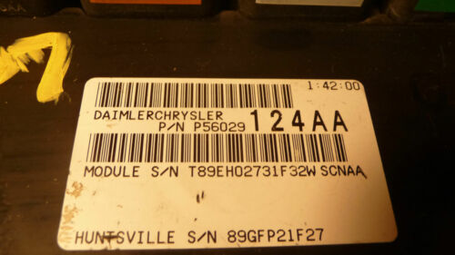 NC120-10 WARRANTY OEM 03 Dodge Durango 4.7 Engine Control Computer Brain ECM ECU