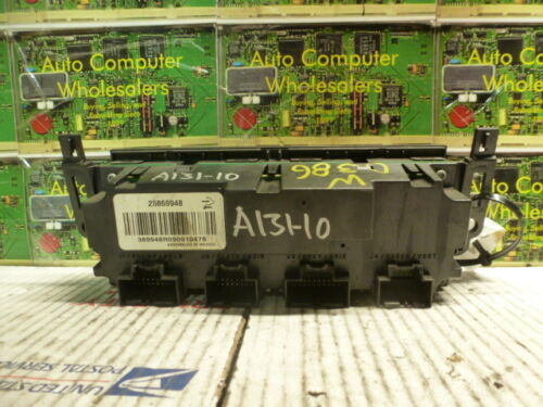 A131-10 OEM WARRANTY 2007-2011 SIERRA 2500 TEMP AC HEAT CLIMATE CONTROL UNIT