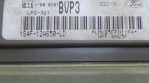 284-19 WARRANTY 2001 Ford Focus Engine Control Computer Brain ECM ECU EBX