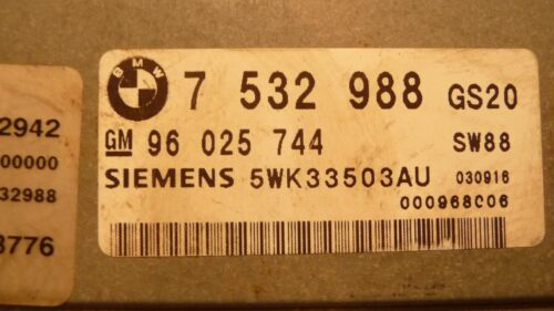 NC74-20 WARRANTY OEM 2003 2004 330xi E46 TRANSMISSION CONTROL COMPUTER TCM TCU