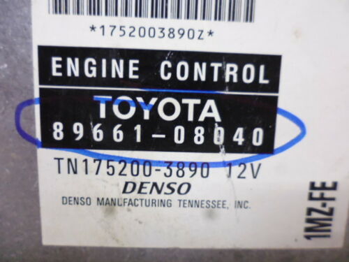 NY568-4 OEM WARRANTY 2000 TOYOTA SIENNA ENGINE CONTROL MODULE ECM ECU