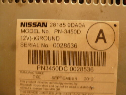 LR1-65 OEM WARRANTY 2012-2014 NISSAN MAXIMA RADIO AM FM STEREO RECEIVER
