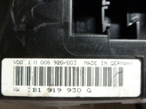 S1582 OEM WARRANTY 99 VOLKSWAGEN PASSAT INSTRUMENT CLUSTER SPEEDOMETER 118,523