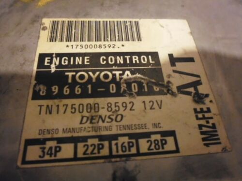 NY92-9 OEM WARRANTY 1998 TOYOTA SIENNA ENGINE CONTROL COMPUTER BRAIN ECM ECU EBX