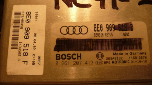 NC71-24 WARRANTY OEM 02 Audi A4 1.8 Engine Control Computer Brain ECM ECU EBX