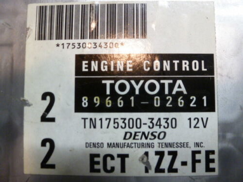 NY336-13 OEM WARRANTY 1999 00 COROLLA ENGINE CONTROL COMPUTER MODULE ECM ECU EB