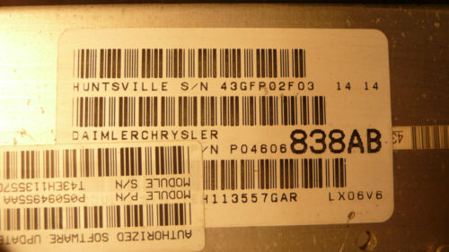 NC120-1 WARRANTY OEM 2006 Charger Magnum 300 Engine Control Computer ECM ECU EBX