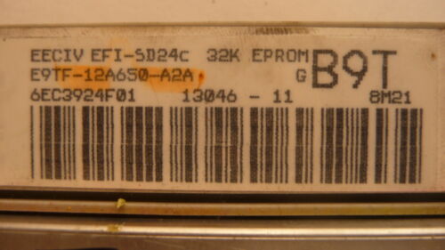 NY526-14 OEM WARRANTY 89 90 FORD RANGER ENGINE COMPUTER CONTROL EF1-SD24A ECU