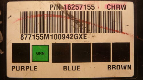 NY510-9 OEM WARRANTY 00 YUKON TAHOE SUB1500 BODY CONTROL COMPUTER MODULE BCM BCU