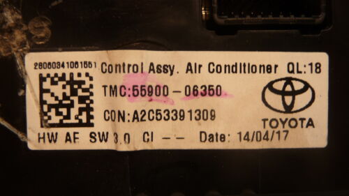 A215-21 OEM WARRANTY 2012 2013 2014 TOYOTA CAMRY A/C HEAT CLIMATE TEMP CONTROL