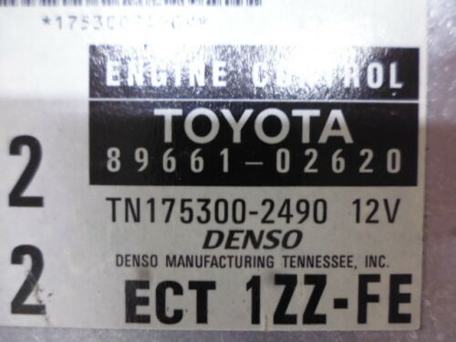 NY569-17 OEM WARRANTY 1999 TOYOTA COROLLA ENGINE CONTROL MODULE ECM ECU