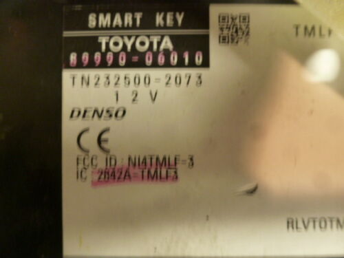 NY314-14 OEM WARRANTY 2007 2008 2009 CAMRY KEYLESS ENTRY RECEIVER DOOR CONTROL