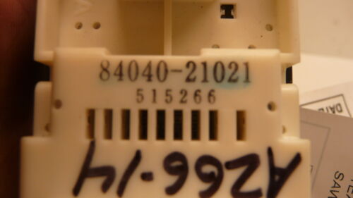 A266-14 OEM WARRANTY 2007 2008 SCION TC DRIVER'S LEFT MASTER WINDOW SWITCH