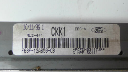 275-12 WARRANTY 1996 1997 Ford Windstar Engine Control Computer Brain ECM ECU