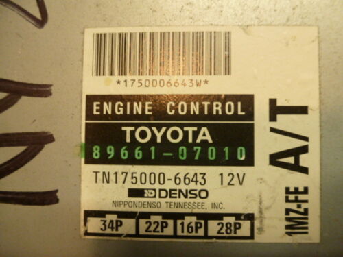 NY271-1 OEM WARRANTY 1995 TOYOTA AVALON ENGINE CONTROL COMPUTER BRAIN ECM ECU