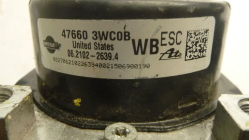 ABS2-53 OEM 2015 NISSAN VERSA ANTI-LOCK BRAKE ABS MODULATOR ASSEMBLY