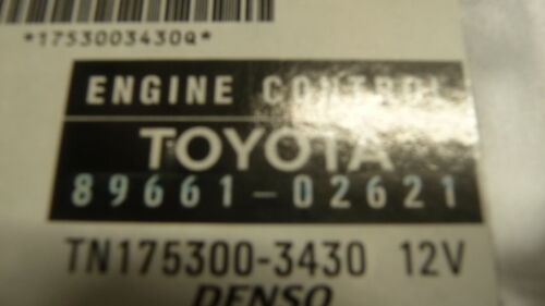 NY442-17 OEM WARRANTY 99 00 TOYOTA COROLLA ENGINE CONTROL COMPUTER MODULE ECM
