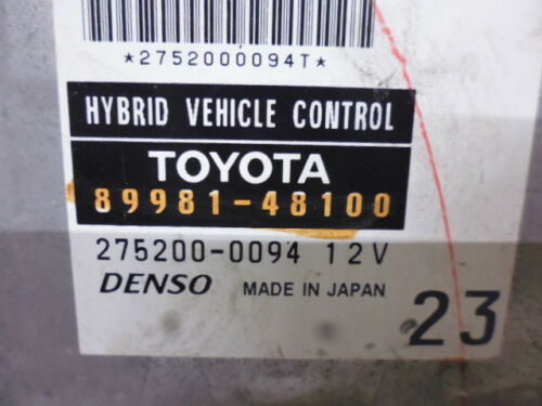 NY583-8 OEM WARRANTY 2006 TOYOTA HIGHLANDER HYBRID VEHICLE CONTROL