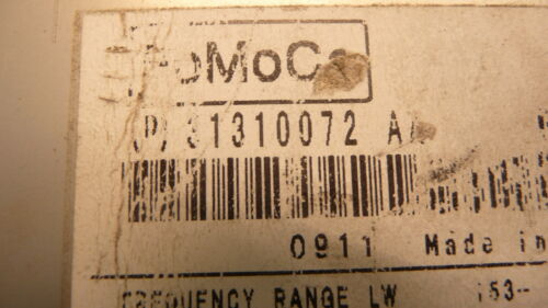 NY544-3 OEM WARRANTY 2007-2011 VOLVO 60 70 80 SERIES AM FM RADIO CD MECHANISM