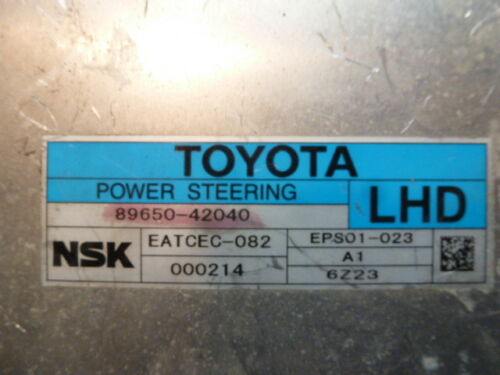 NY329-16 OEM WARRANTY 2006-2008 TOYOTA RAV 4 POWER STEERING CONTROL MODULE