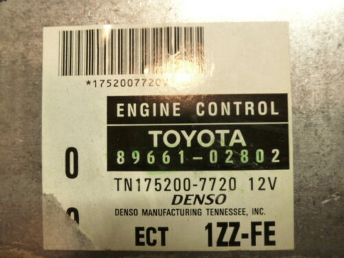 NY271-11 OEM WARRANTY 01 02 TOYOTA COROLLA ENGINE CONTROL COMPUTER BRAIN ECM ECU