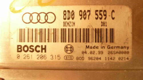 NC410-7 OEM WARRANTY 99 00 Audi A4 1.8 Engine Control Computer Brain ECM ECU EBX